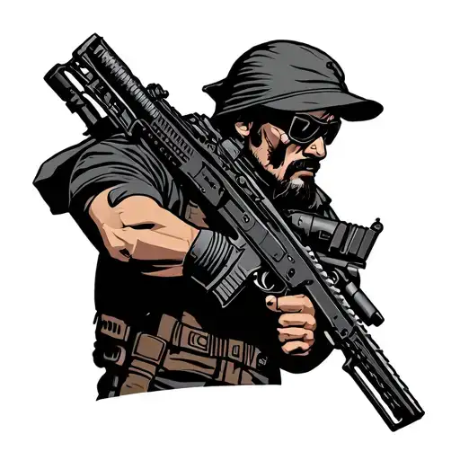 Cherabs Carrying Assault Rifles