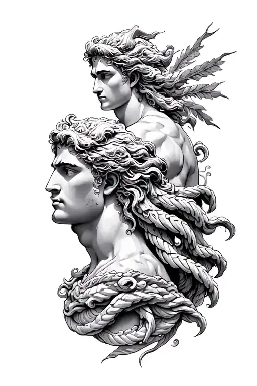 Greek Gods And Olympus And Gorgons