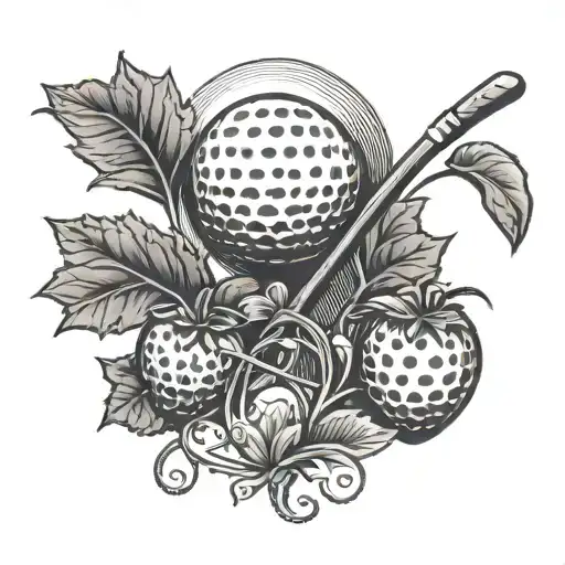Golf And Strawberry Vine