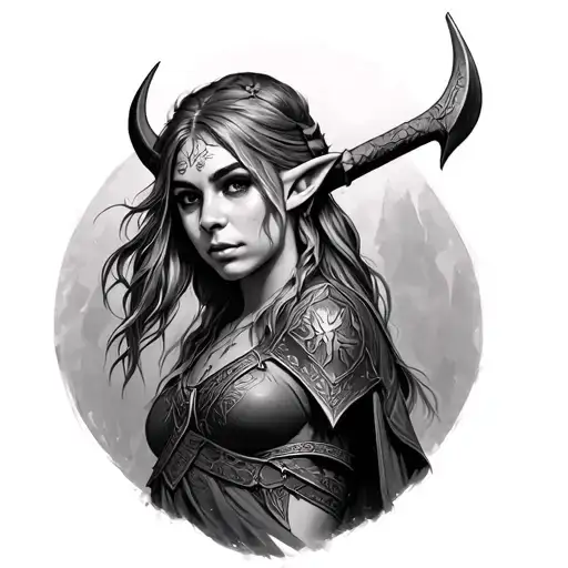 Female Viking Elf