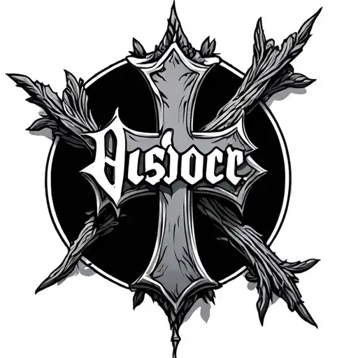 Cross With Name Den