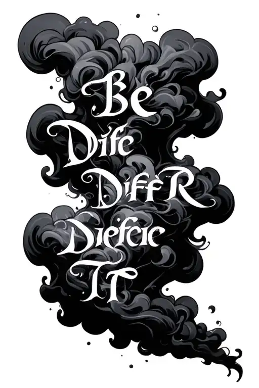 The Words Be Different With Smoke Rising