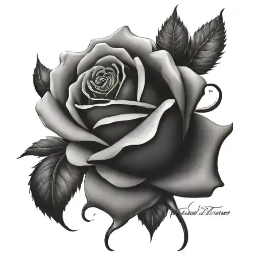 Roses With Name Written