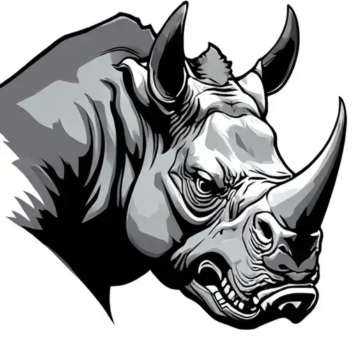 Rhino Soldier Head