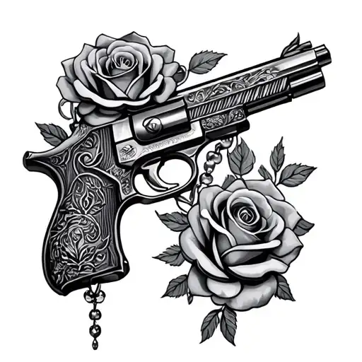 Roses Gun Rosary