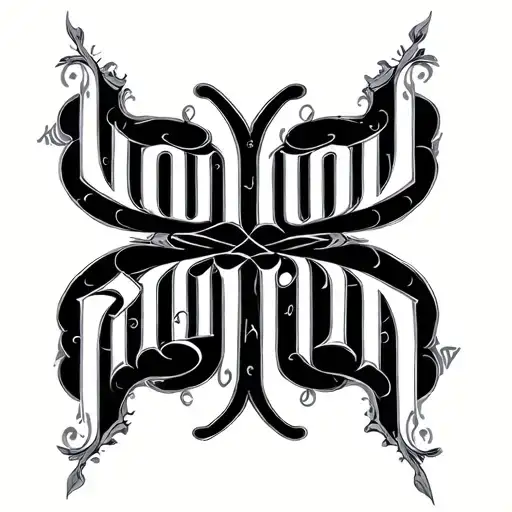 Two Word Ambigram Generator