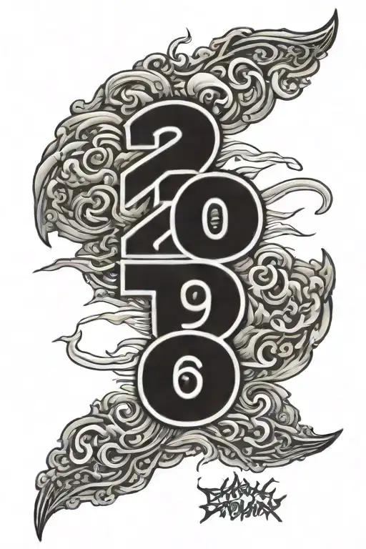 2005 Cloudy Birth Date Tattoo Thug