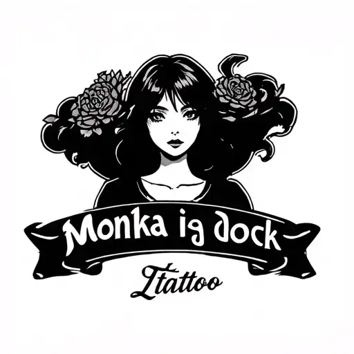 Monika Is Doy Dock Literature Club Logo