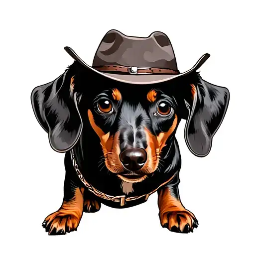 Dachshund Cowboy