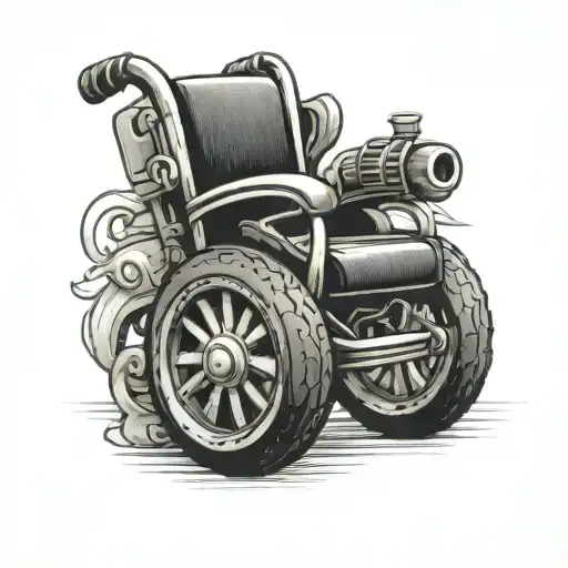 Toy Car In Wheelchair