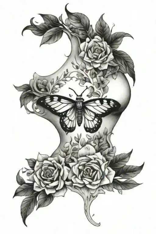 Elegent Feminine Sternum With Nature Incorporated