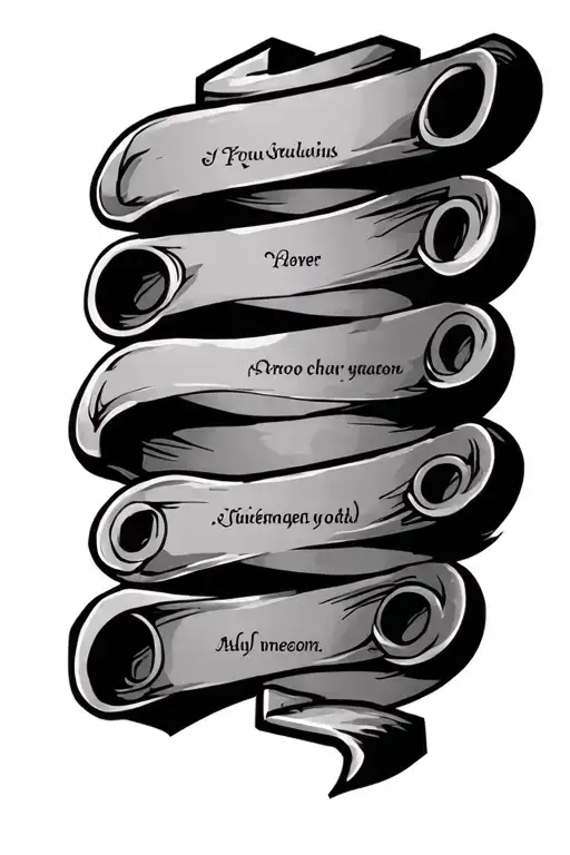 Lego Scroll With 5 Names