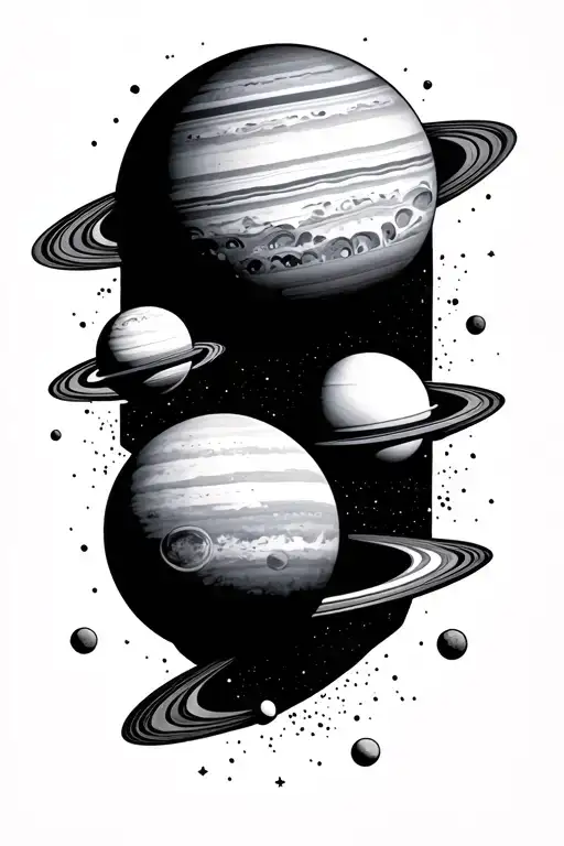 Black Whole Planets Orbiting