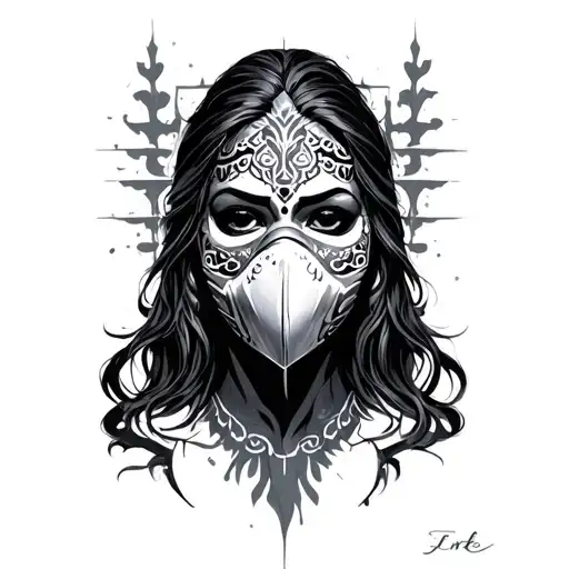 Er Mask With Kathana