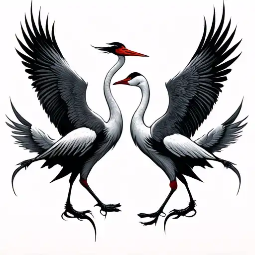 Two Cranes