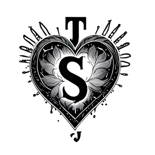 J Ansd S Incorporated With Heart Shape