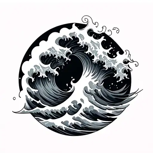 Wave Inside A Circle