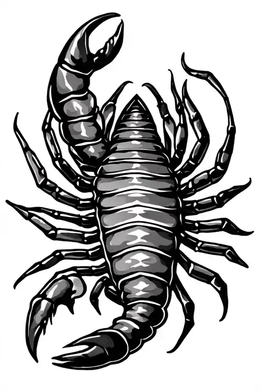 Mandala Printed Scorpion