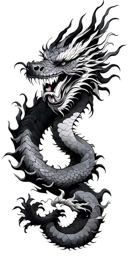 Japanese Dragon Wrapped