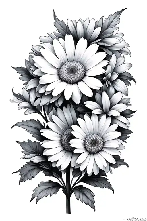 Daisy And Chrysanthemum