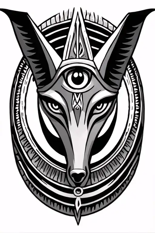 Eye Of Horus Anubis