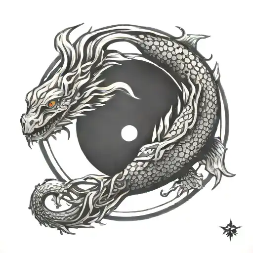 Ouroboros Yin And Yang