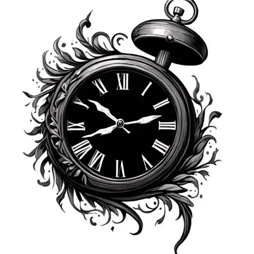 Clock With Time Of Birth