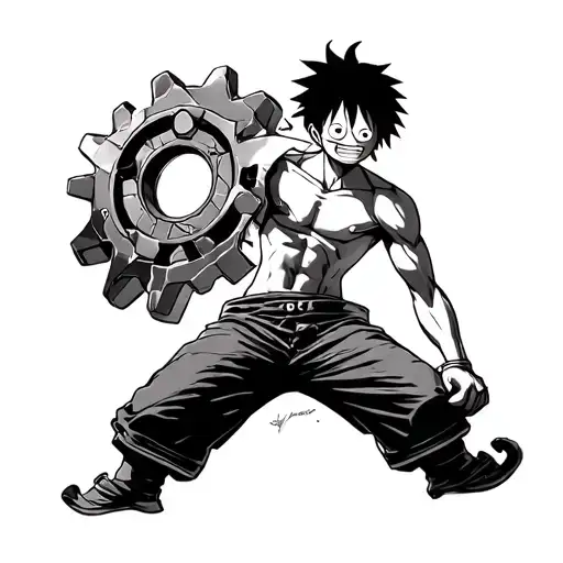 Luffy Evolution Of Gear 1 To 5