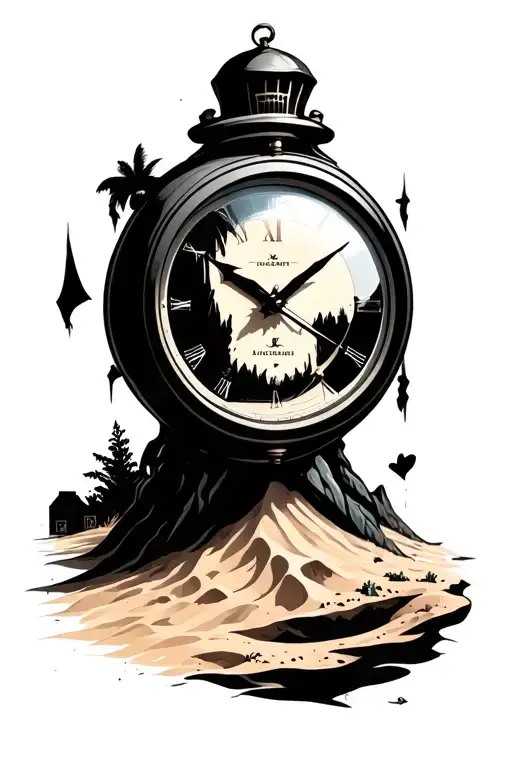 Travel Death Sand Clock Crazy Person Dob