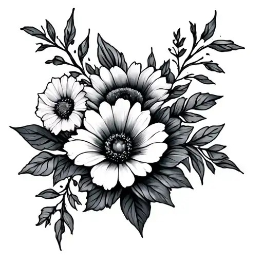March October And January Birth Flowers Sternum