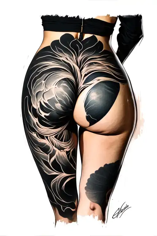 Thigh Across The Back