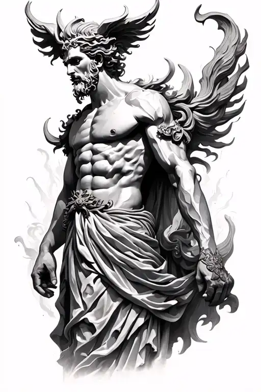 Realistic Hades Greek God