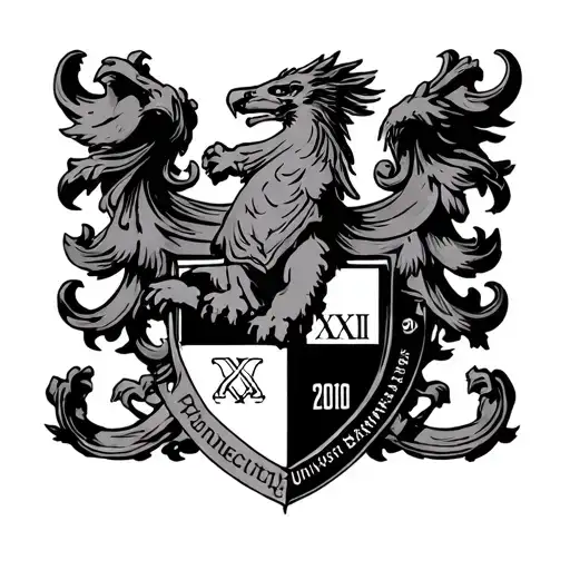 Princeton University Crest With 2010 In Roman Numerals