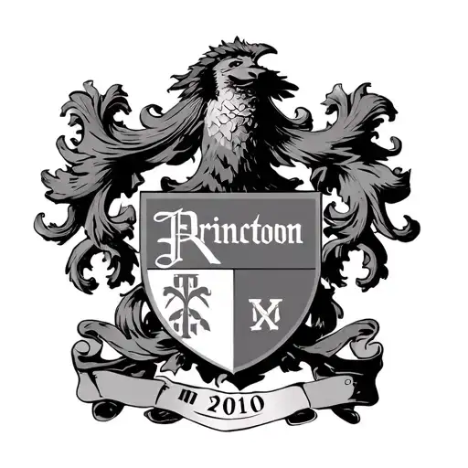Subdued Princeton University Crest With 2010 In Roman Numerals