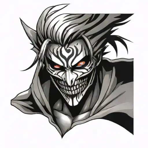 Ichigo Bleach In Hollow Mask