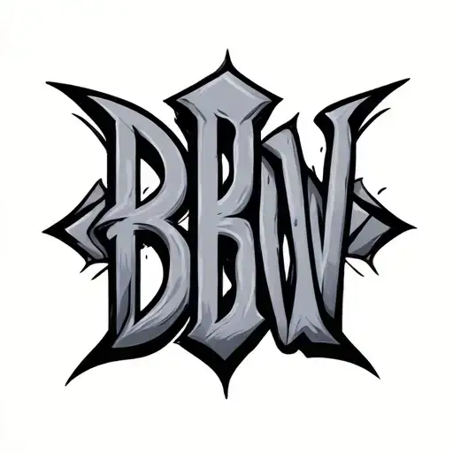 Tattoo With The Letters Dbw