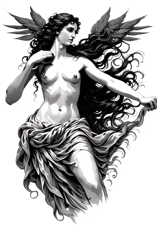 Cassandra Greek God Pulling Her Hair