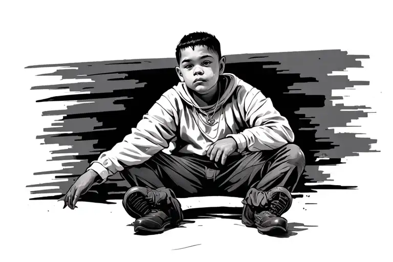 Choad Boy Sitting
