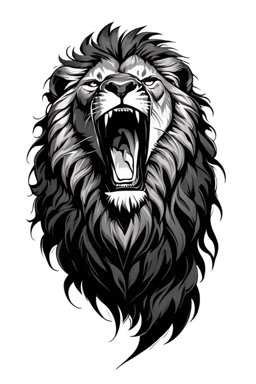 Lion Roaring