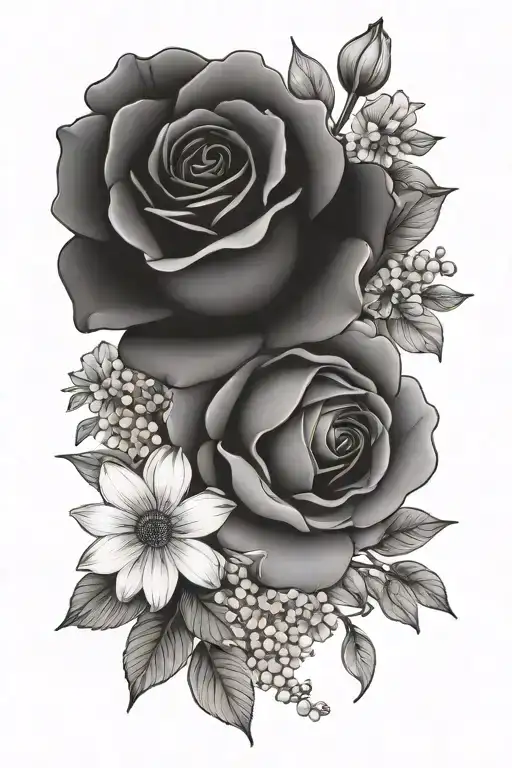 October And November Birth Flower Bouquet