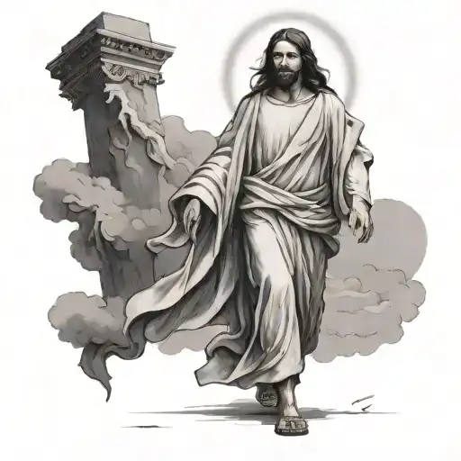 Jesus Walking