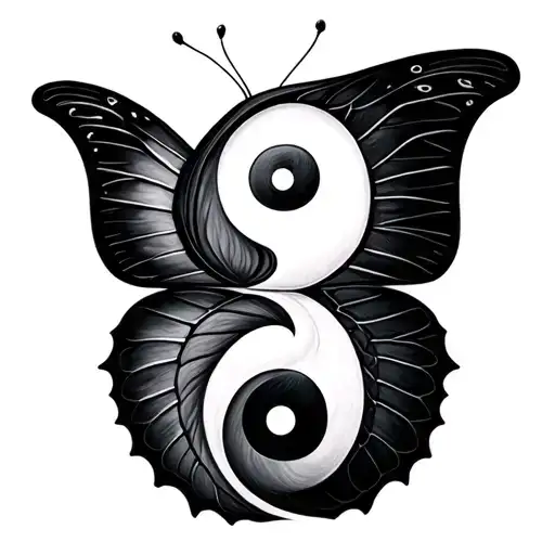 Yin Yang Butterfly