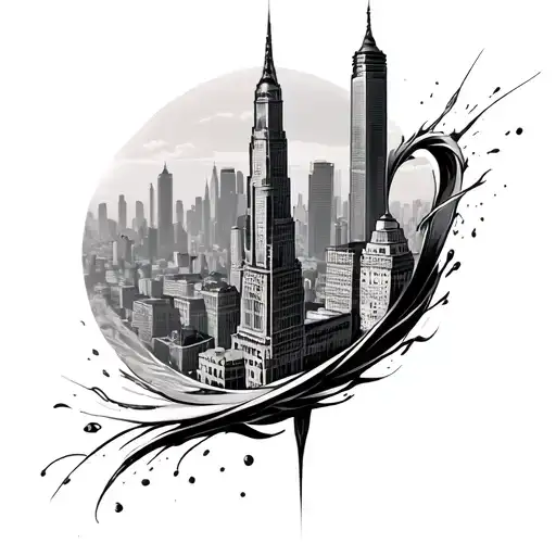 Skyscraper Twisting Around The Arm