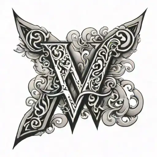 Double V Letter