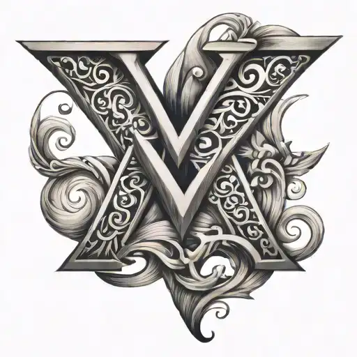 Double V Letter