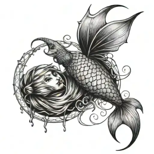 Creepy Mermaid Scales And Webbed Ears