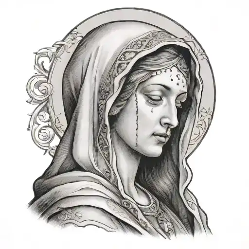 Our Lady Of Sorrows Crying