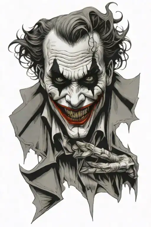 Joker Tattoo On The Forearm