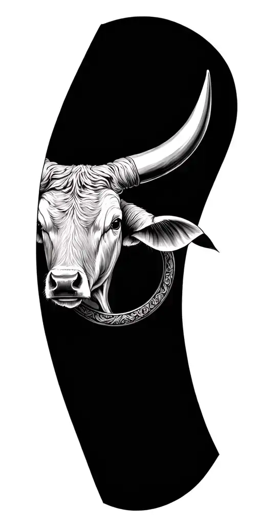 Bull With Bull Ring