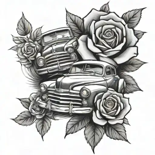 Cars Roses